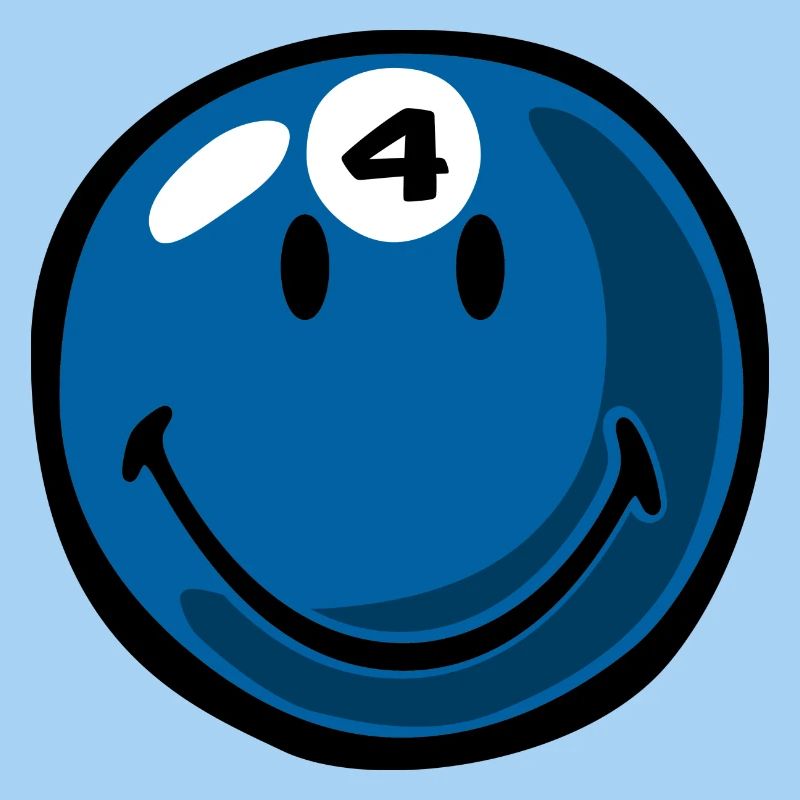Smiley Pool Ball 4