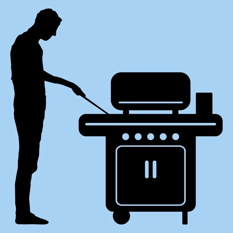 Freizeit - Mann Grill