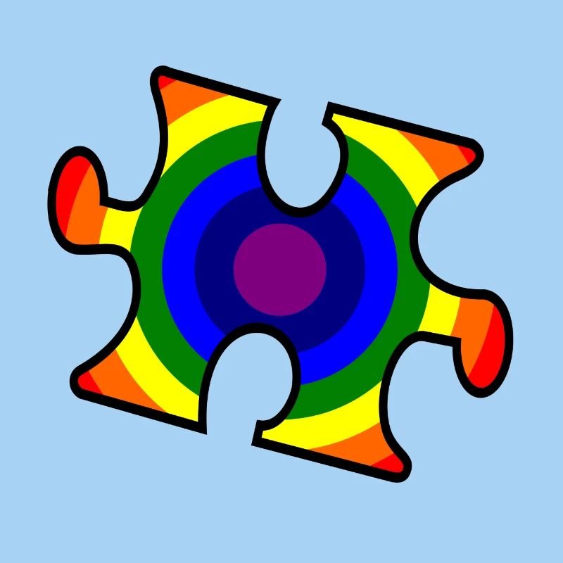 Rainbow Puzzleteil