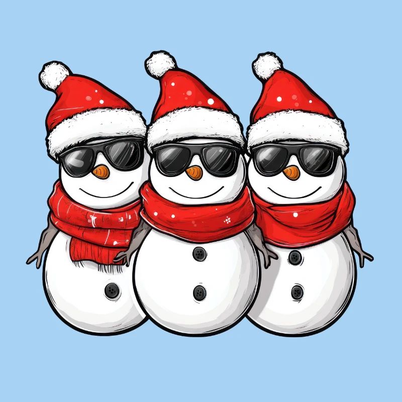 Cool Snowman Christmas