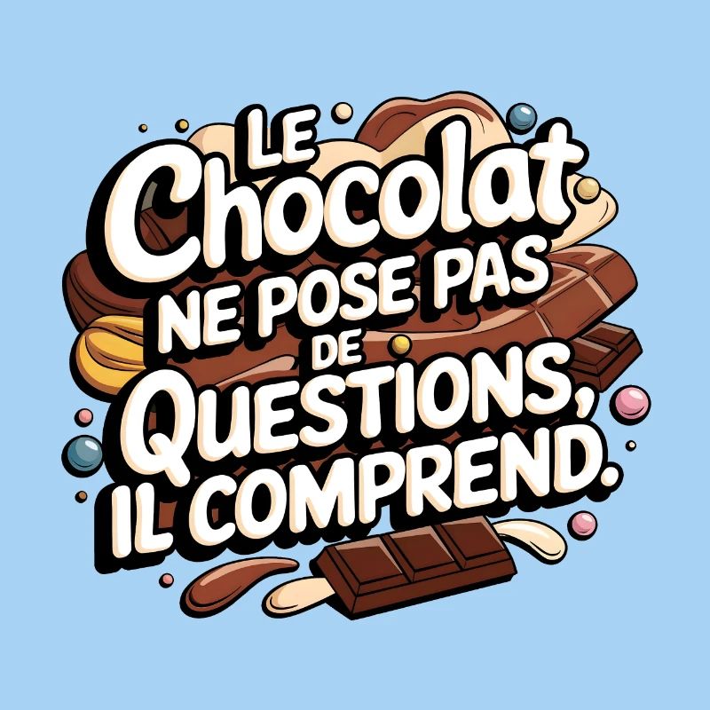 Le chocolat ne pose pas de questions, il comprend