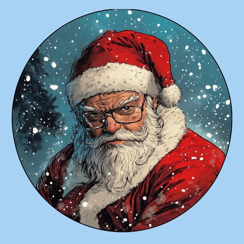 Père Noël strict : Noël avec style