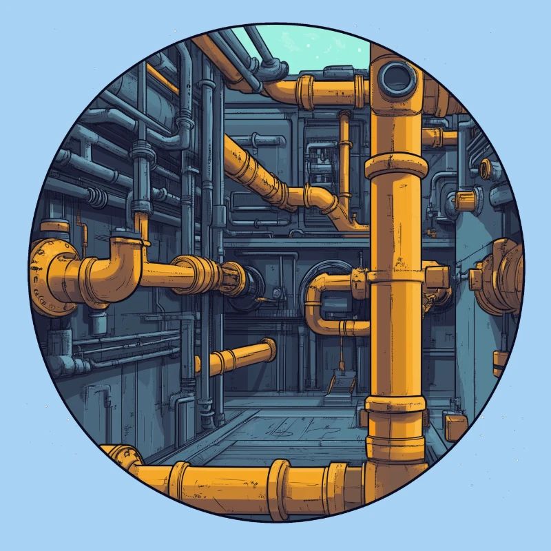 Industrielle Rohrsysteme