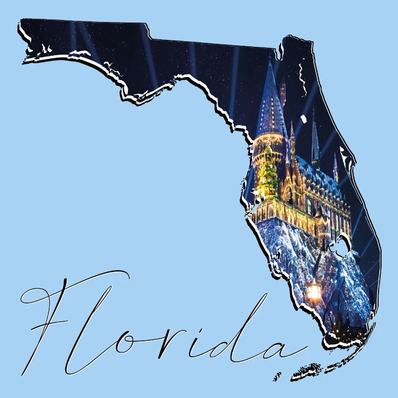 Universal Studios in Florida State Map FL