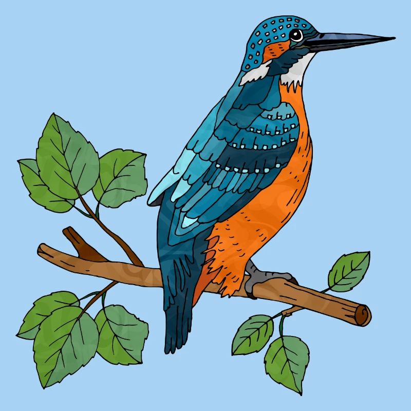 Bunter Vogel