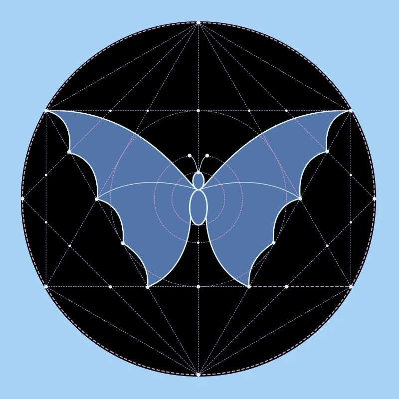 Sacred Geometry Butterfly