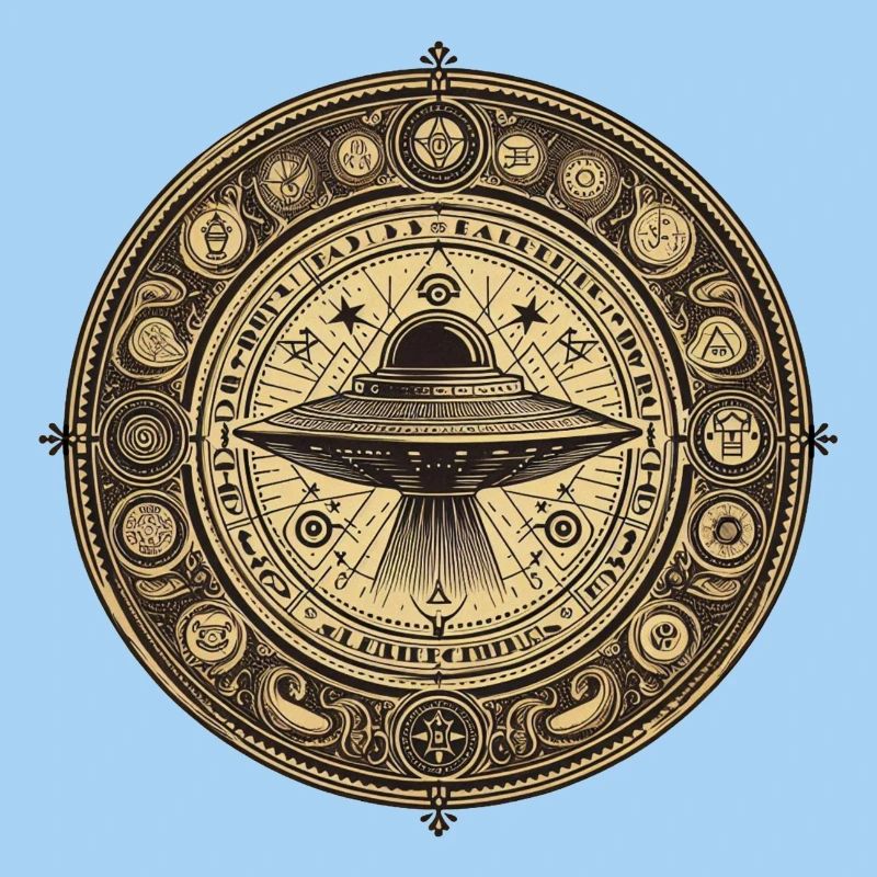 Pre-astronautics UFO Logo