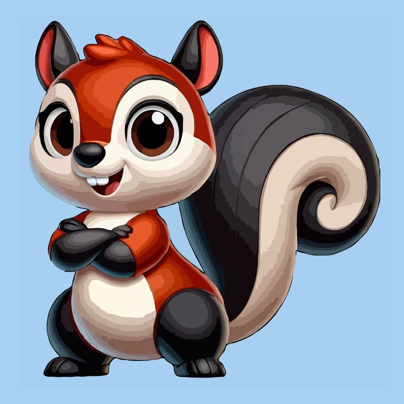 Eichhörnchen-Schwarzschwanz