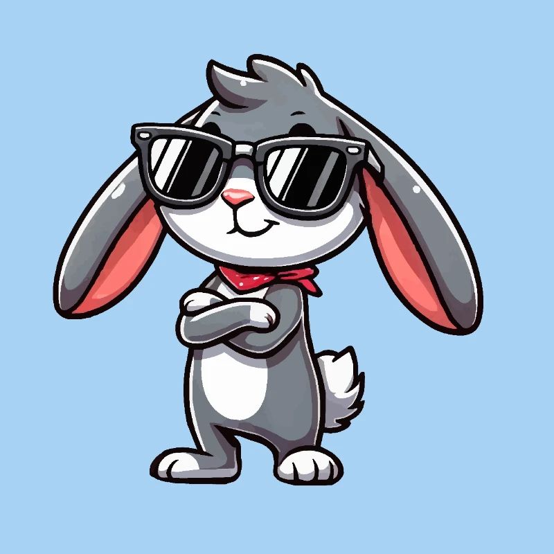 Bunny Comic Sunglasses