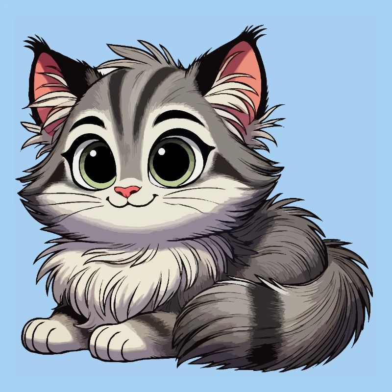 Bébé chat des forêts norvégiennes