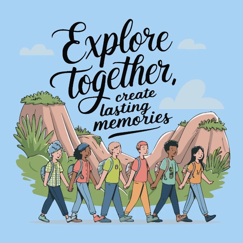 Explorez ensemble adevnture citation de voyage art texte