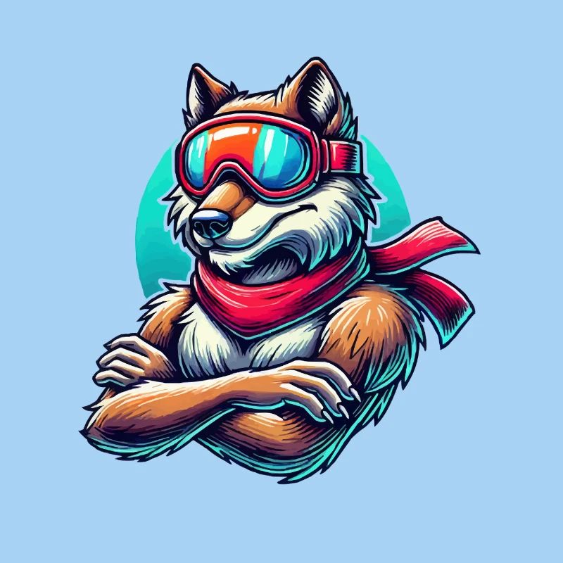wolf skibrille
