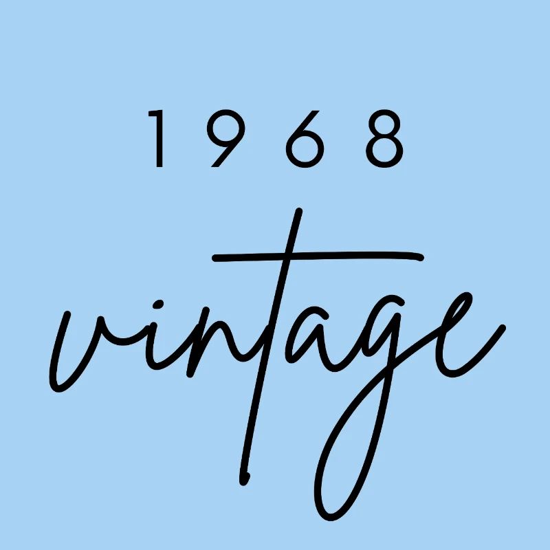 Anniversaire 1968 vintage