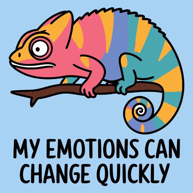 Émotions caméléon colorées