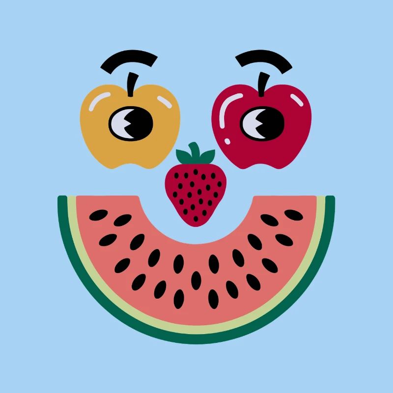 Visage de fruit