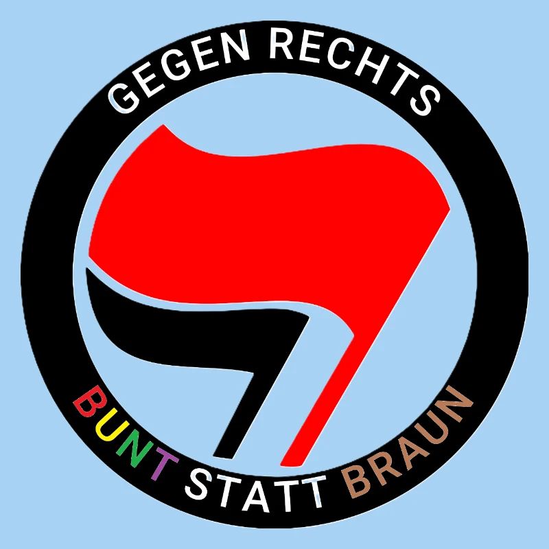 Antifa - Coloré au lieu de brun
