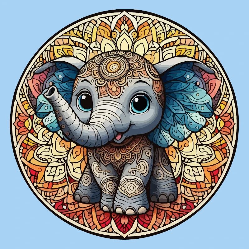 Mantra indien éléphant junior