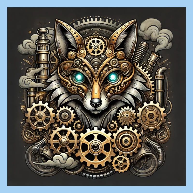 Steampunk Fox Sentinel