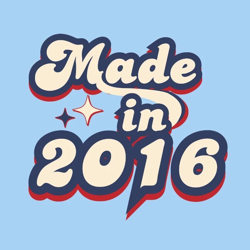 Made in 2016 retro