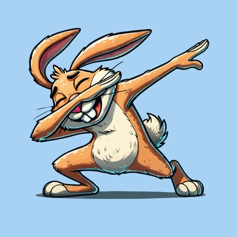 hase dabbing comic