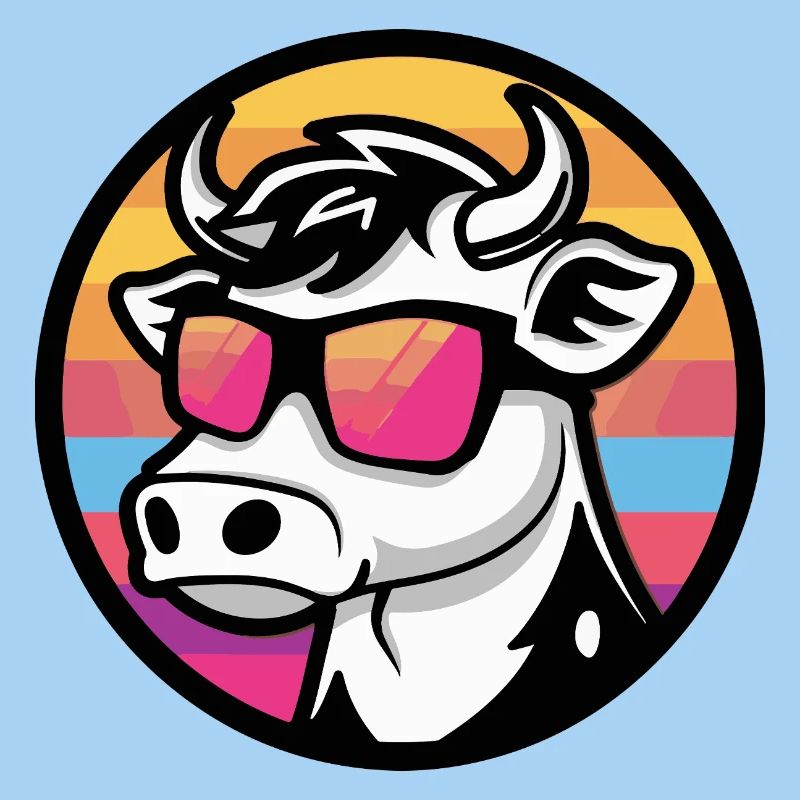Kuh Comic Cool Sommer