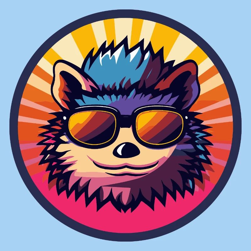 Hedgehog Comic Cool Summer
