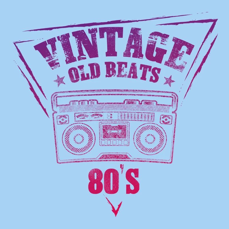 Ghetto Blaster Old Beats Vintage