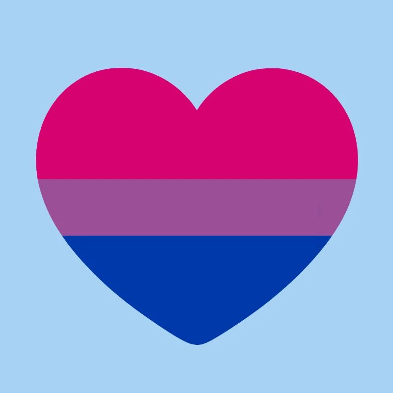 Coeur à deux drapeaux