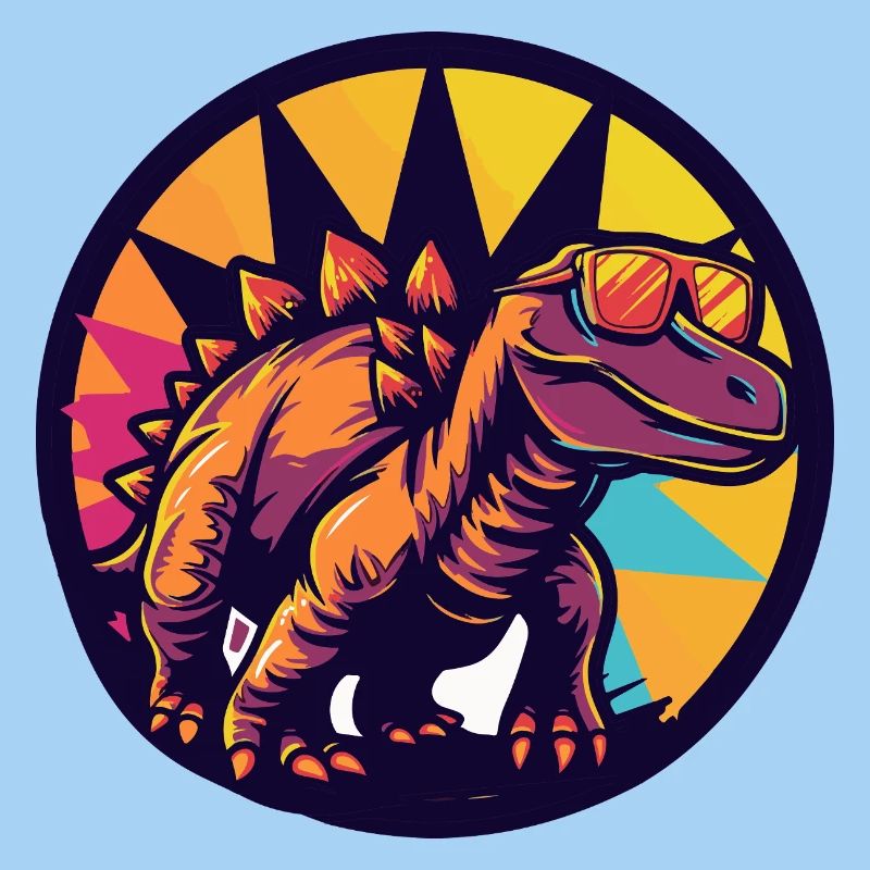 Dinosaurier stegosaurus Comic