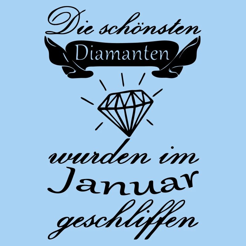 Januar Diamanten Geburtstag Geschenk Spruch