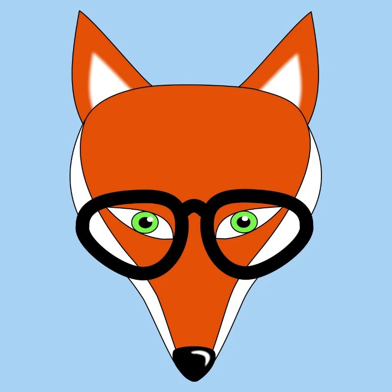 fuchs mit brille geschenk