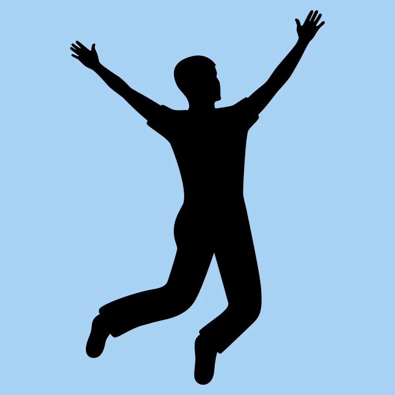 Freudensprung machen