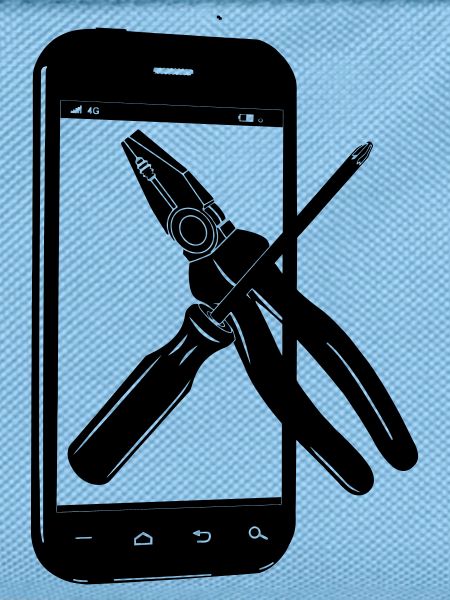 Smartphone avec outils