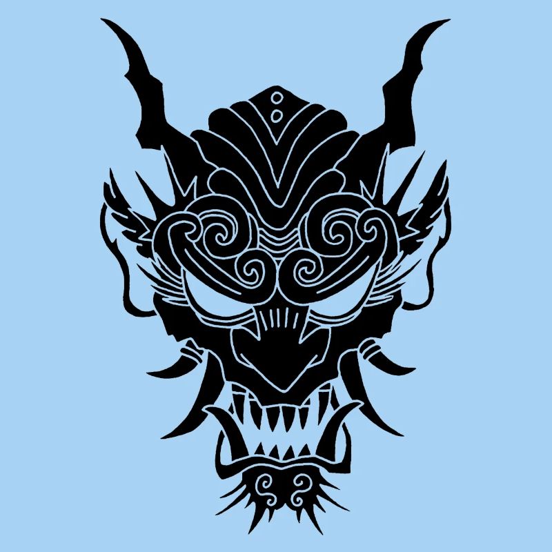 schwarzer Gothic-Dämon