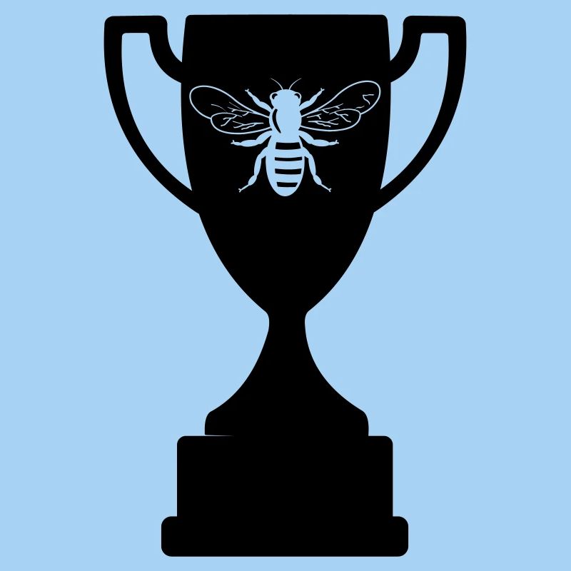 Cup with cut-out bee