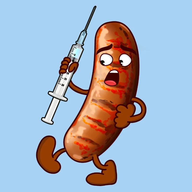 impfwurst Bratwurst Impfen Virus