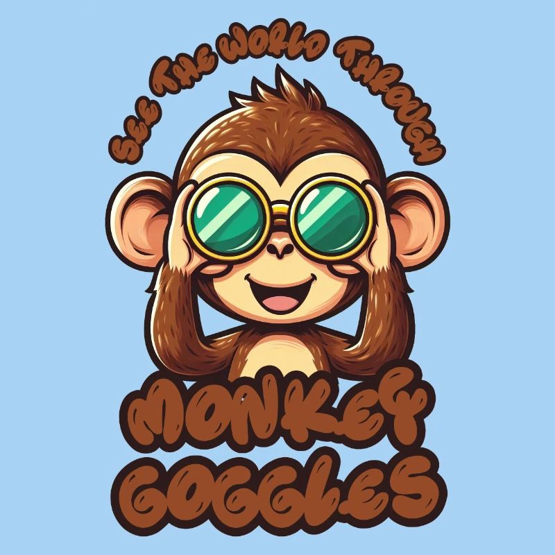 Cute Monkey: Sehen Sie die Welt durch eine Affenbrille!