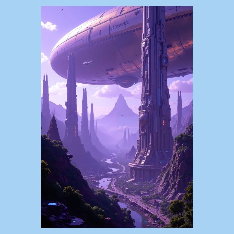 Image de science-fiction Alien Planet