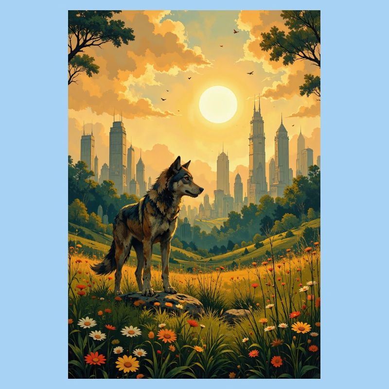 Das Bild des Wolfes