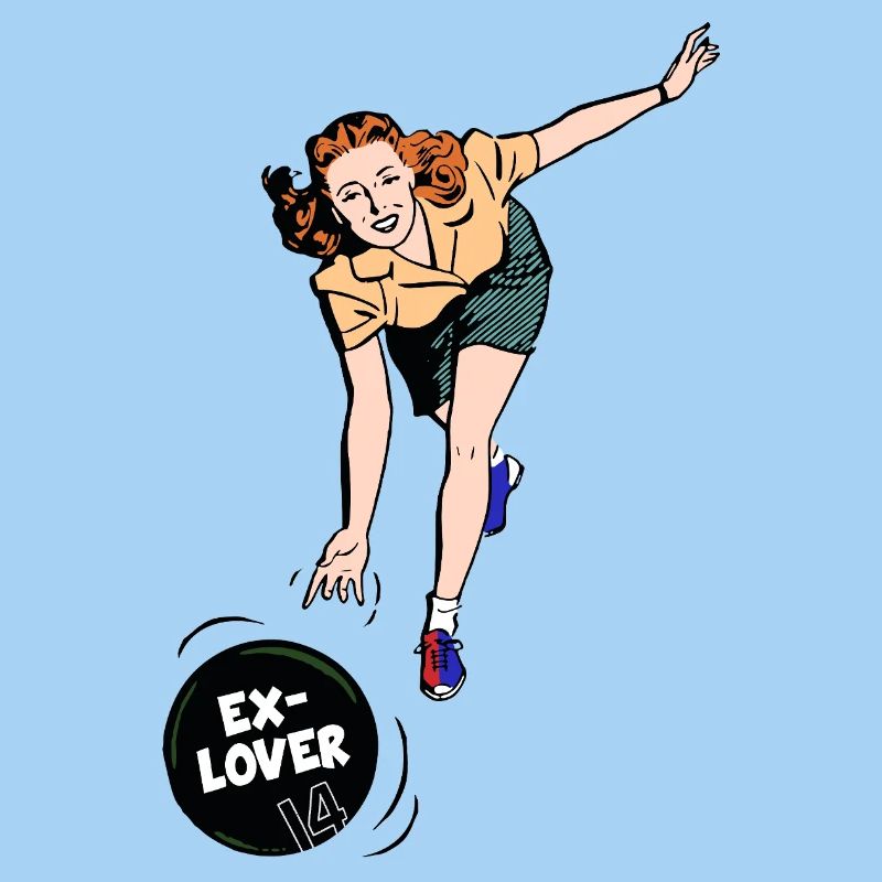 Ex-Lover Bowling – Retro Comic Style