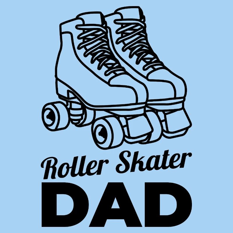Rollschuhläufer Papa