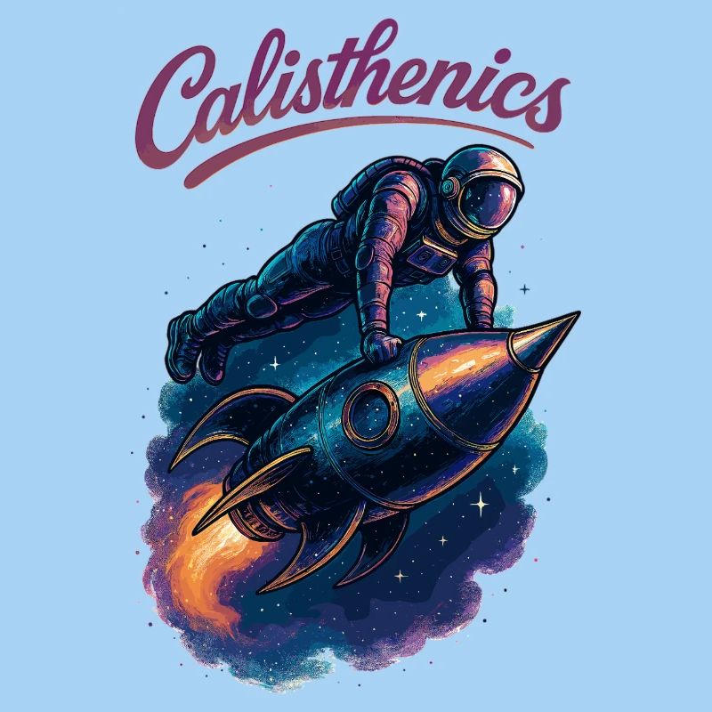 Calisthenics Astronaut Push-ups Rocket Gift