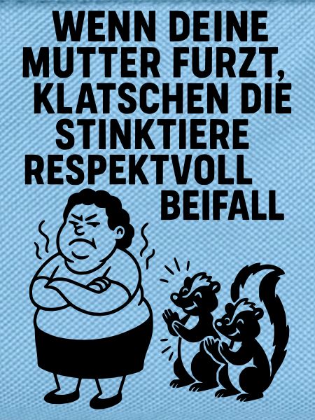 deine mutter witz furz stinktier