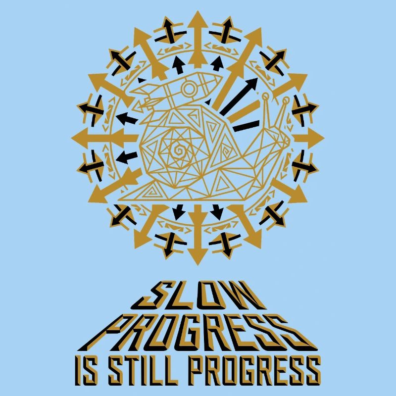 Slow Progress Raketen Schnecke