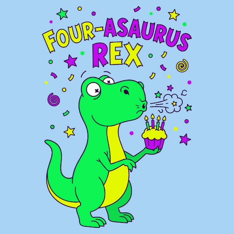4e anniversaire du Quatre-Asaurus Rex