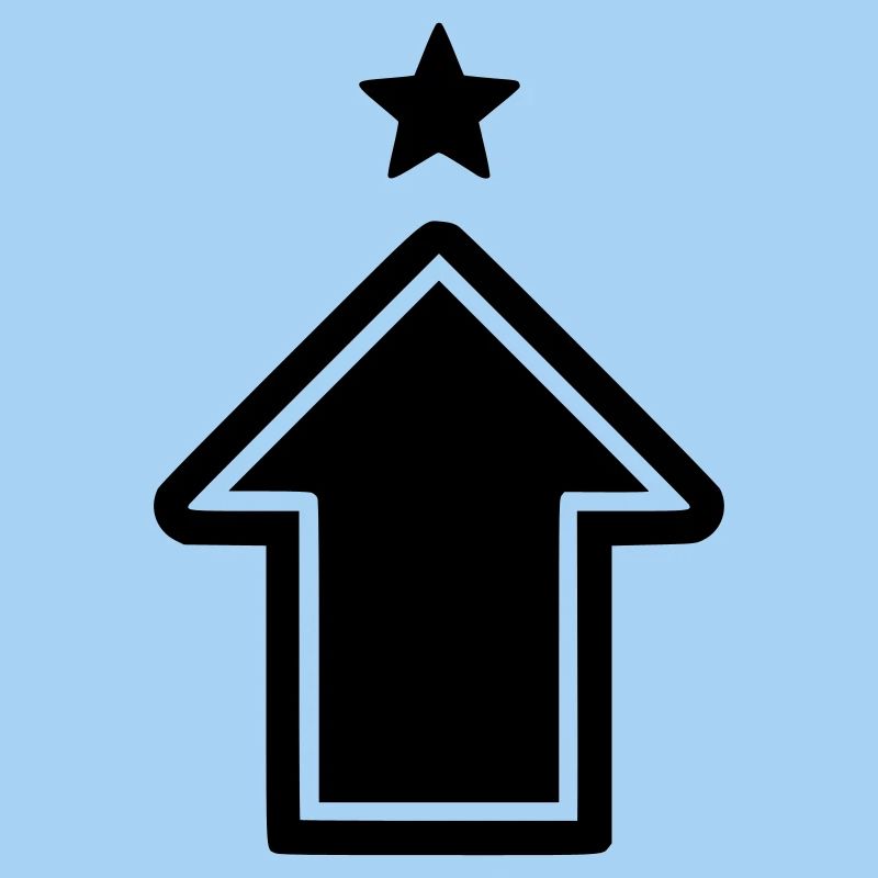 Pfeil Aufstieg Symbol