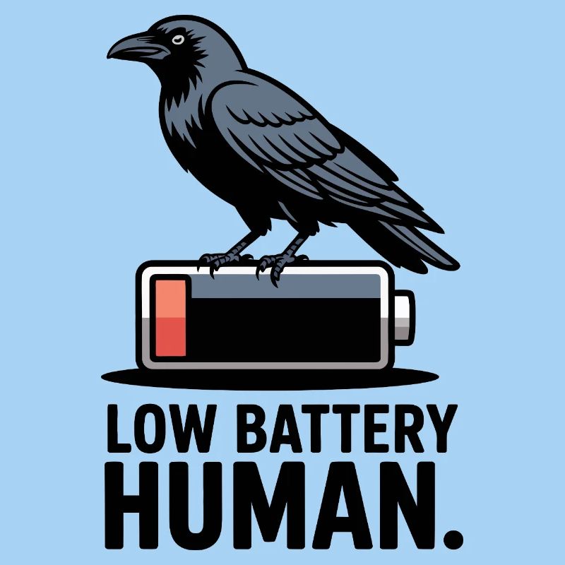 Raven Over Low Battery