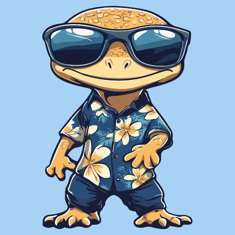 Lizard Comic Vacation