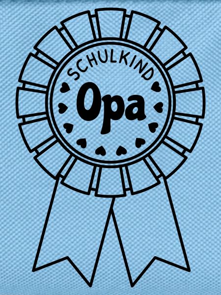 Schulkind Opa