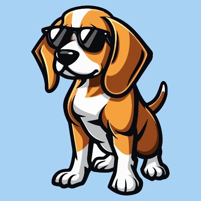 Beagle Dogs Bande dessinée cool